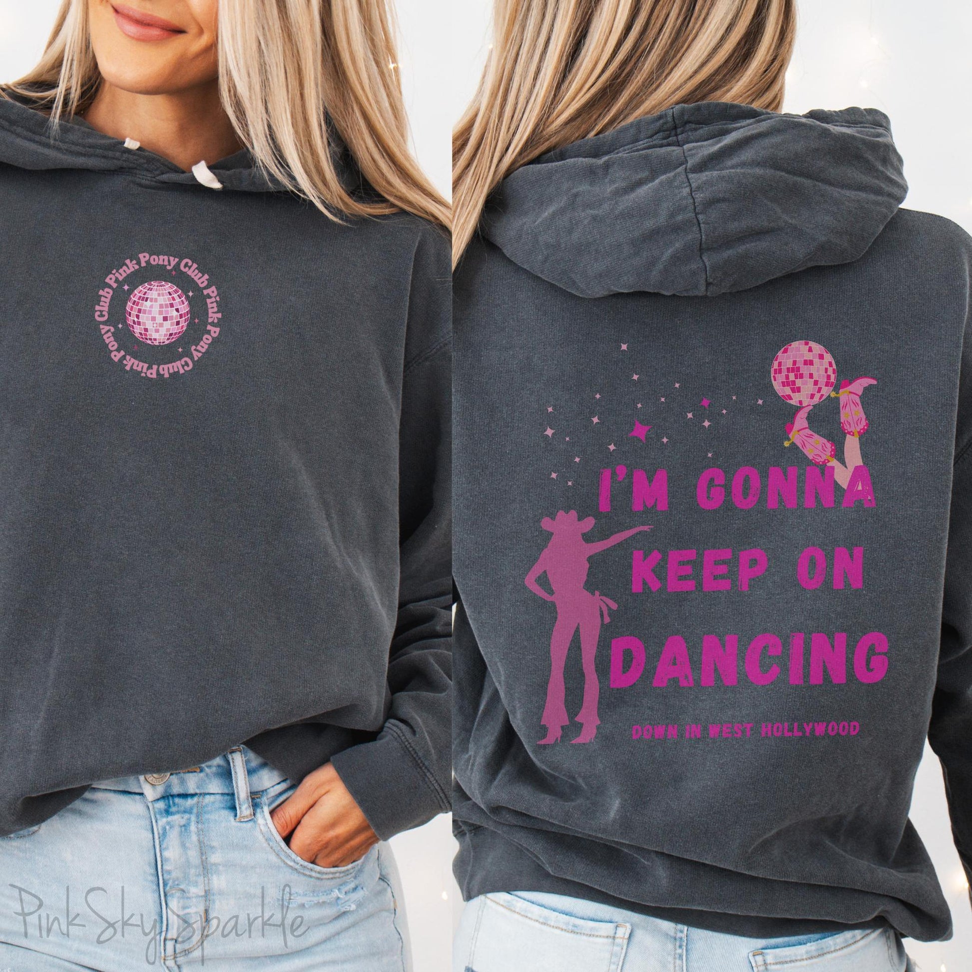 Pink Pony Club Lightweight Hooded Sweatshirt