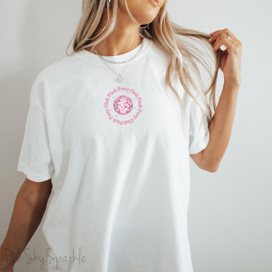 Chappell Roan, Pink Pony Club inspired t-shirt - Front