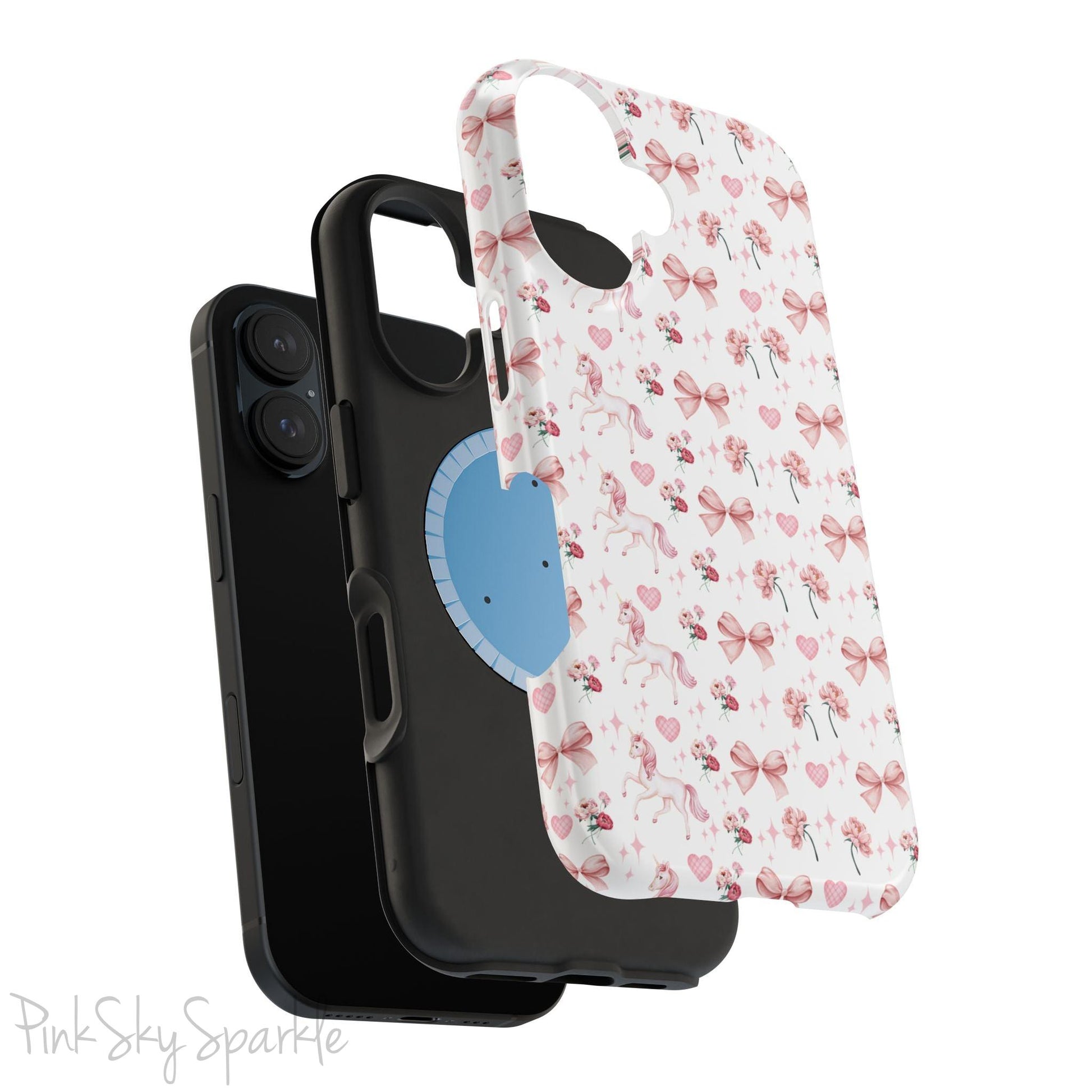 Pink Unicorn Coquette Magnetic iPhone Case
