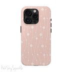 Pink Wavy Daisy iPhone Case