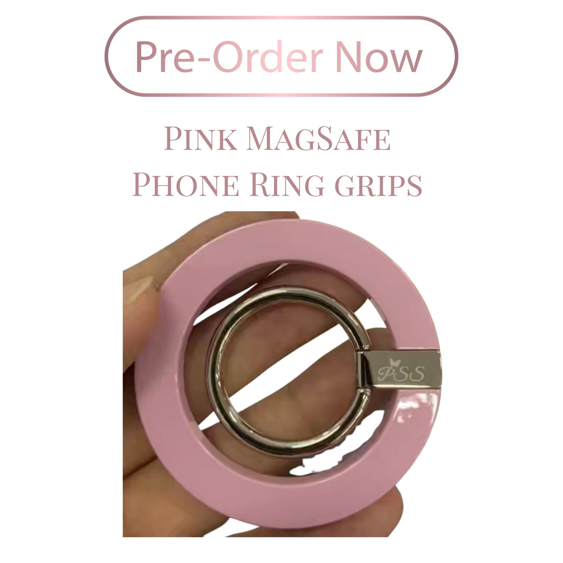 PRE-ORDER Pink MagSafe Phone Ring Grip