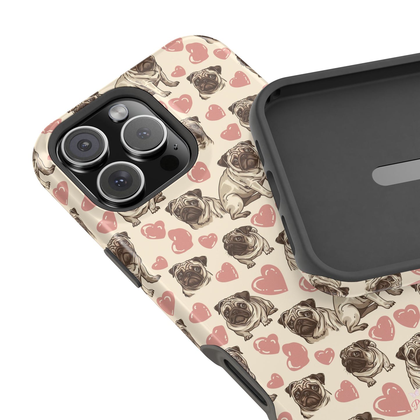 Pug & Kisses Magnetic iPhone Case