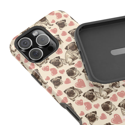 Pug & Kisses Magnetic iPhone Case