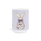 Purple Bunny Coquette Ceramic Mug