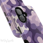 Purple Camo Magnetic iPhone Case