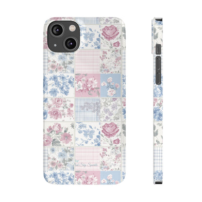 Quilted Gardens Slim iPhone Case