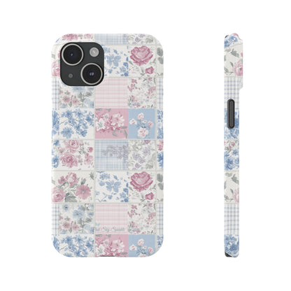 Quilted Gardens Slim iPhone Case