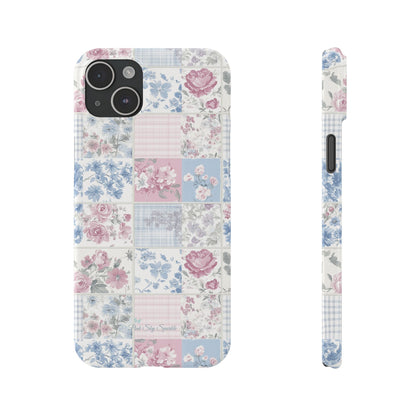 Quilted Gardens Slim iPhone Case