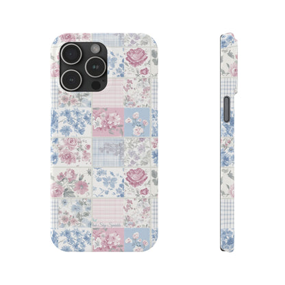 Quilted Gardens Slim iPhone Case