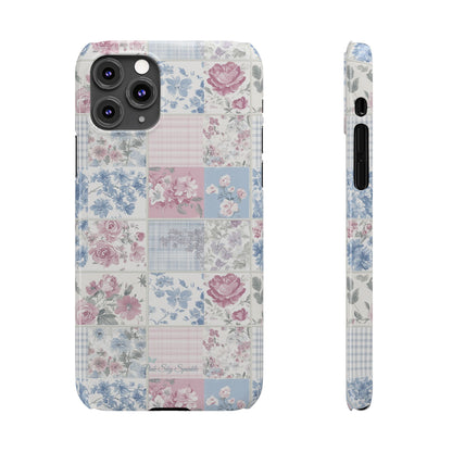 Quilted Gardens Slim iPhone Case