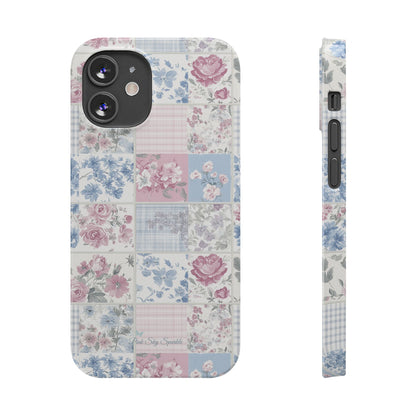 Quilted Gardens Slim iPhone Case