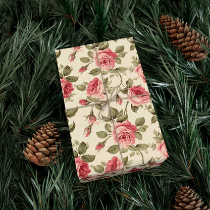 Rose Garden Gift Wrap Paper