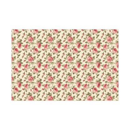 Rose Garden Gift Wrap Paper