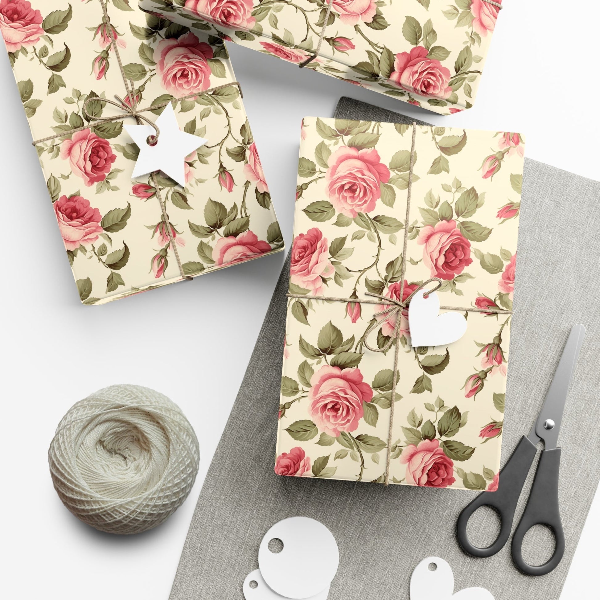 Rose Garden Gift Wrap Paper