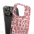 Rose Gold Leopard Slim iPhone Case