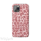 Rose Gold Leopard Slim iPhone Case