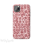 Rose Gold Leopard Slim iPhone Case