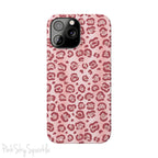 Rose Gold Leopard Slim iPhone Case
