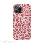 Rose Gold Leopard Slim iPhone Case