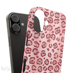 Rose Gold Leopard Slim iPhone Case