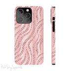 Rose Gold Zebra Slim iPhone Case