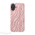 Rose Gold Zebra Slim iPhone Case