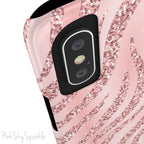Rose Gold Zebra Slim iPhone Case