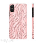 Rose Gold Zebra Slim iPhone Case