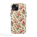 Protect your iPhone with our Rose Garden Tough iPhone Case, and add a touch of style and durability to your device! Featuring an ivory background and a rose vine pattern. 