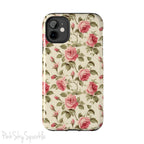  Protect your iPhone with our Rose Garden Tough iPhone Case, and add a touch of style and durability to your device! Featuring an ivory background and a rose vine pattern. 