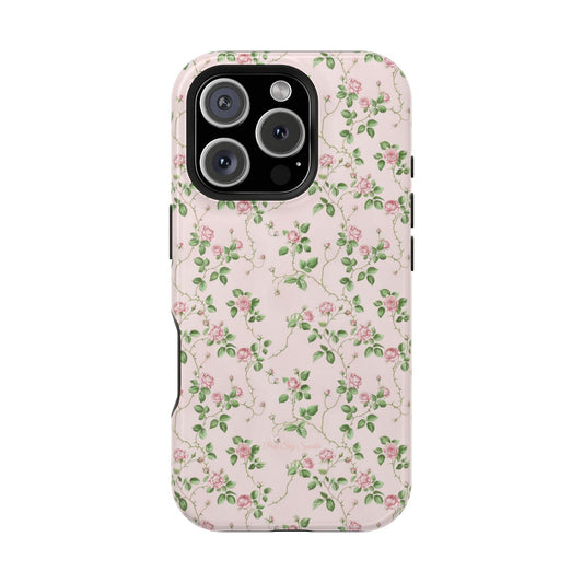 Rosy Vines Magnetic iPhone Case