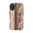 Rustic Rosewood Magnetic iPhone Case