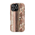 Rustic Rosewood Magnetic iPhone Case