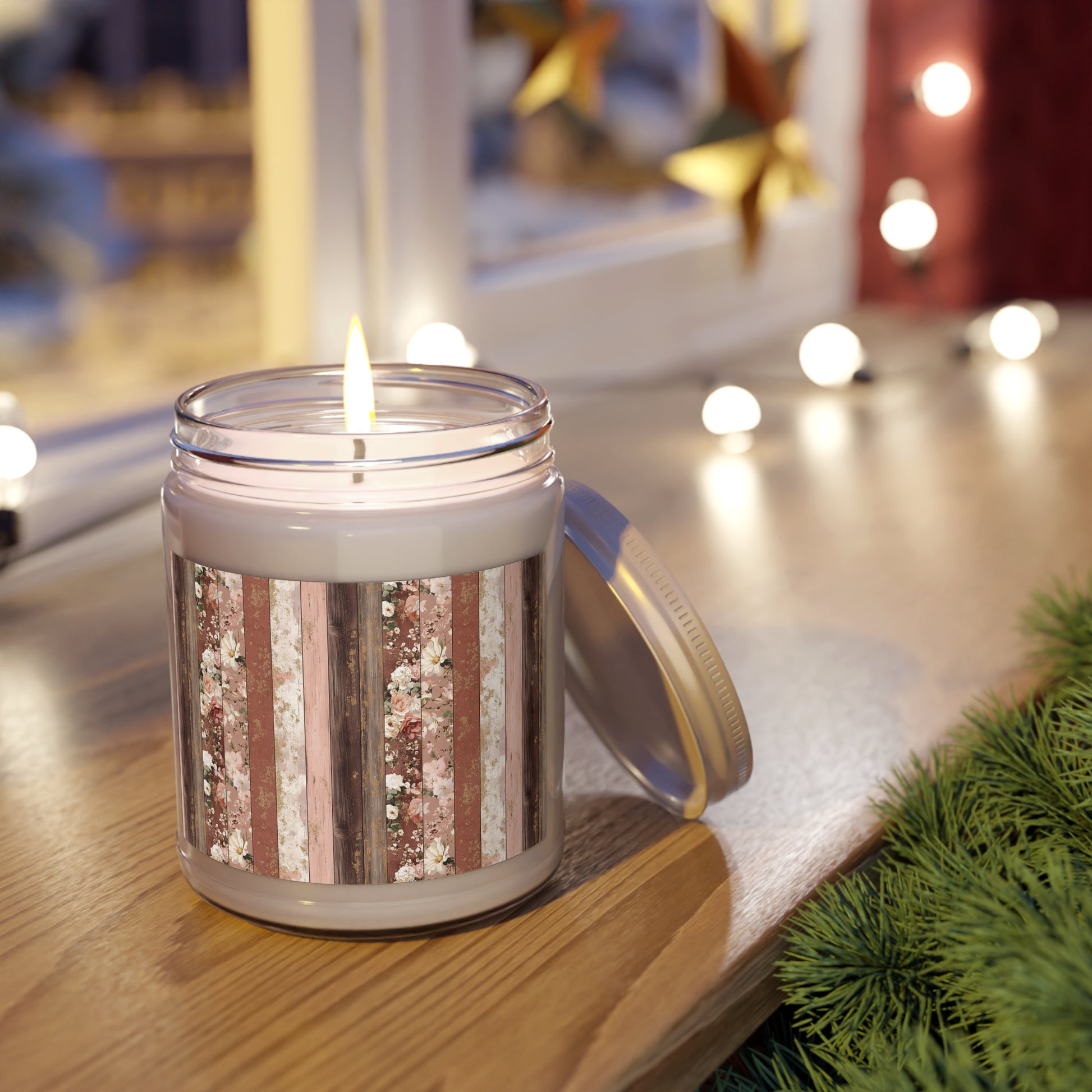 Rustic Rosewood Soy Candle