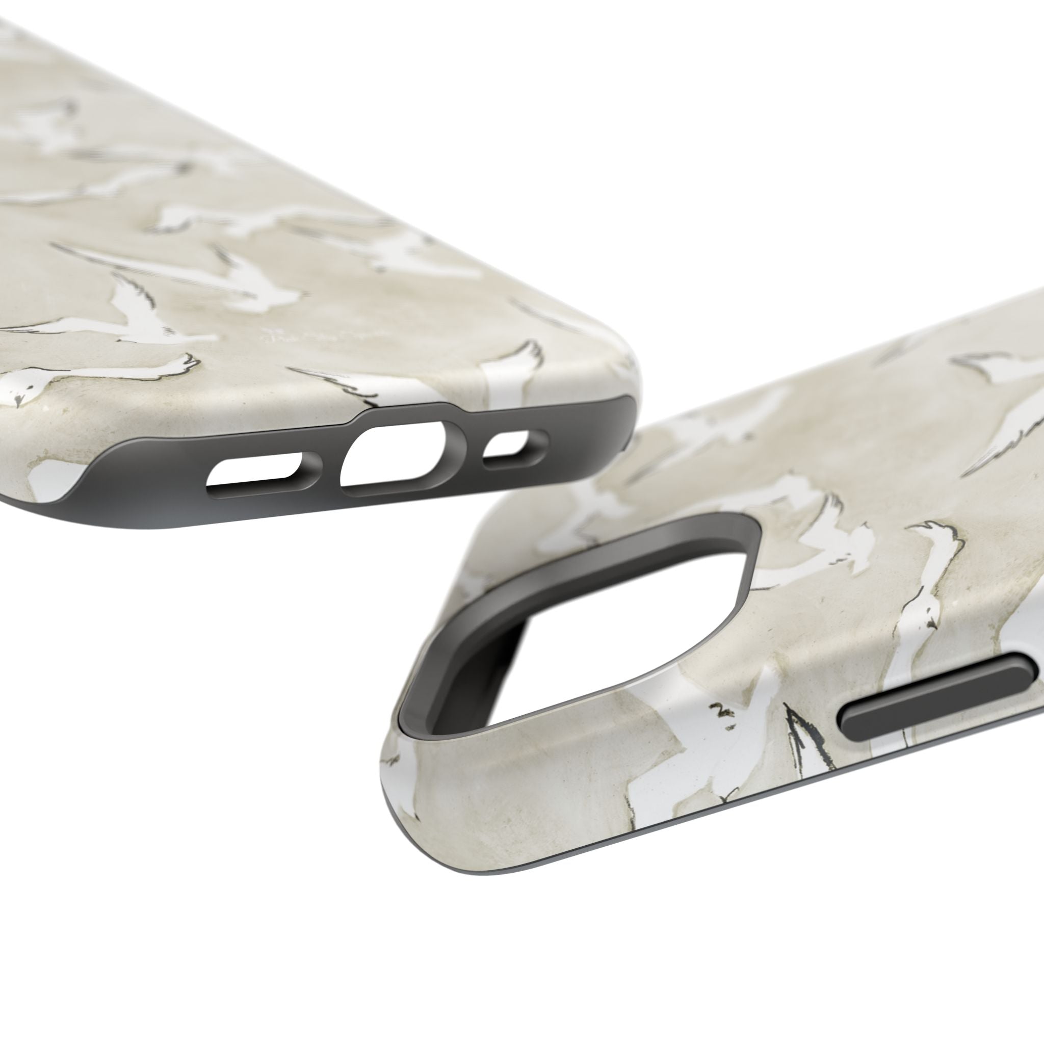 Seagull Print Magnetic iPhone Case