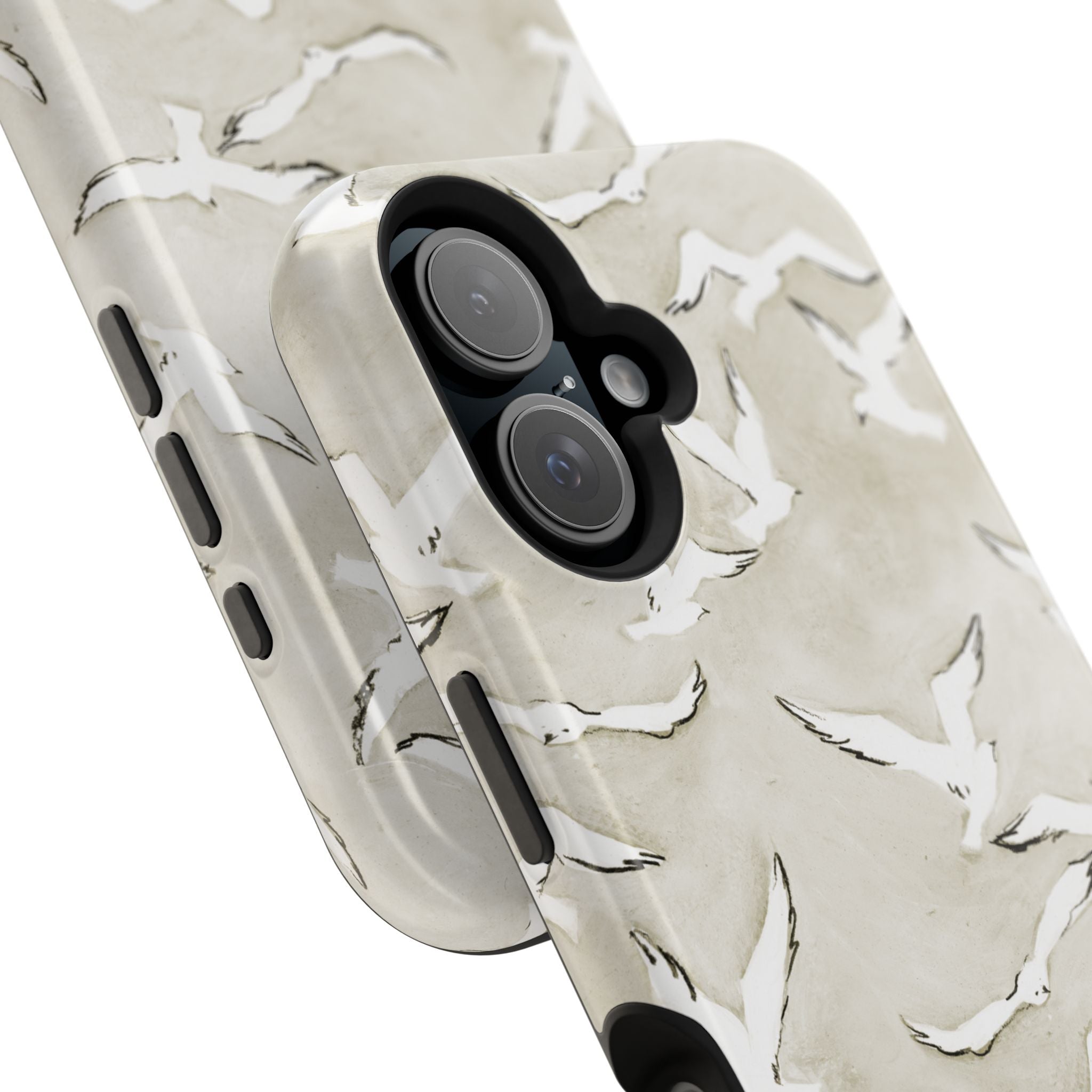 Seagull Print Magnetic iPhone Case