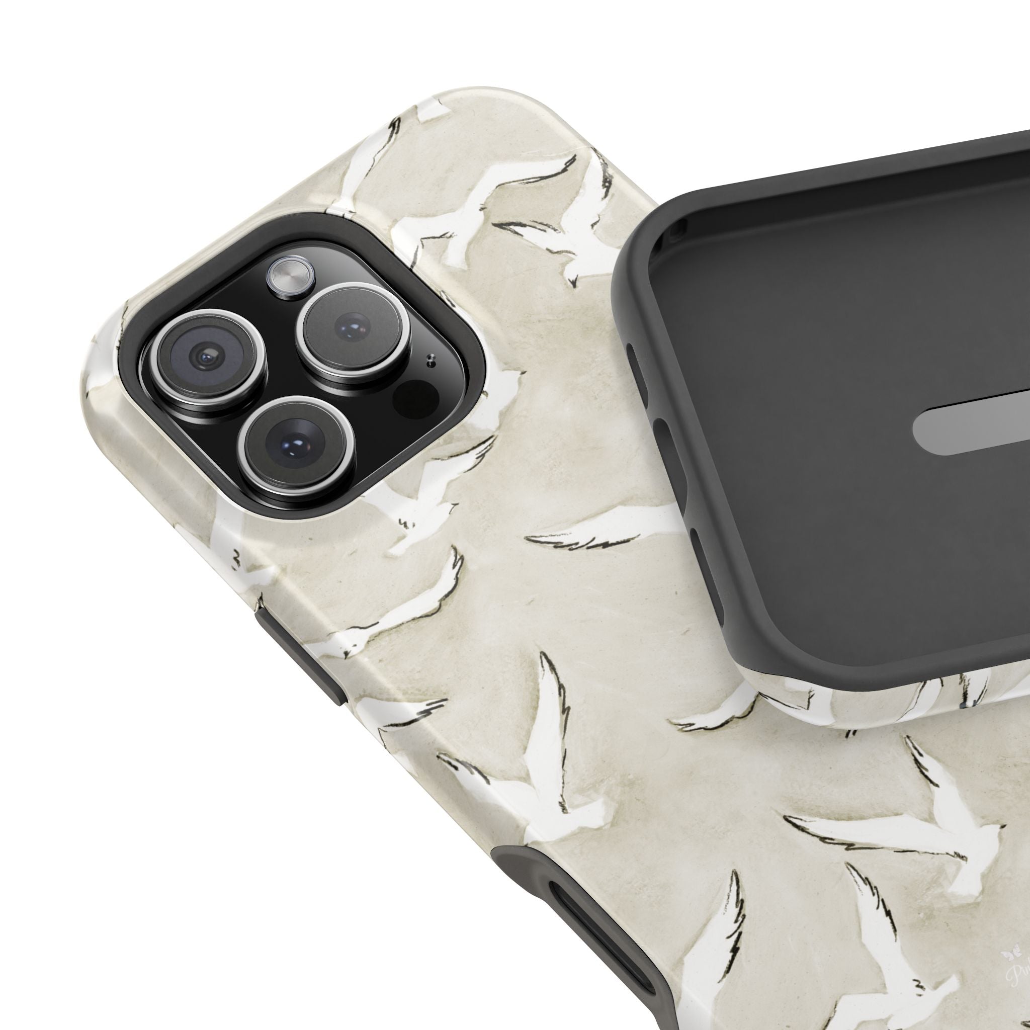 Seagull Print Magnetic iPhone Case