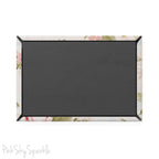 Shabby Chic Floral Rectangle Button Magnet