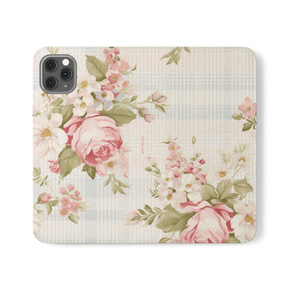 Shabby Chic Wallet Flip Case for iPhone