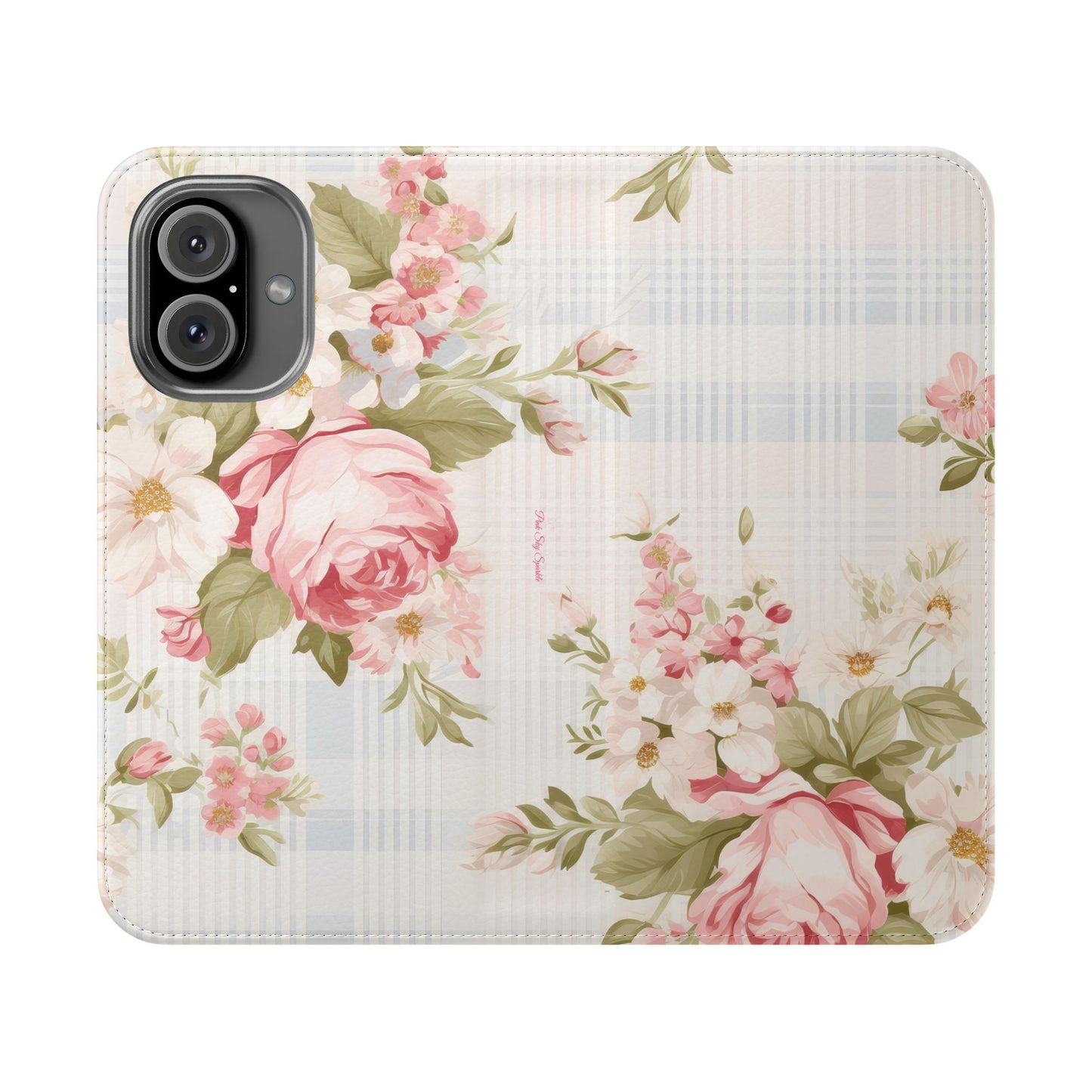 Shabby Chic Wallet Flip Case for iPhone