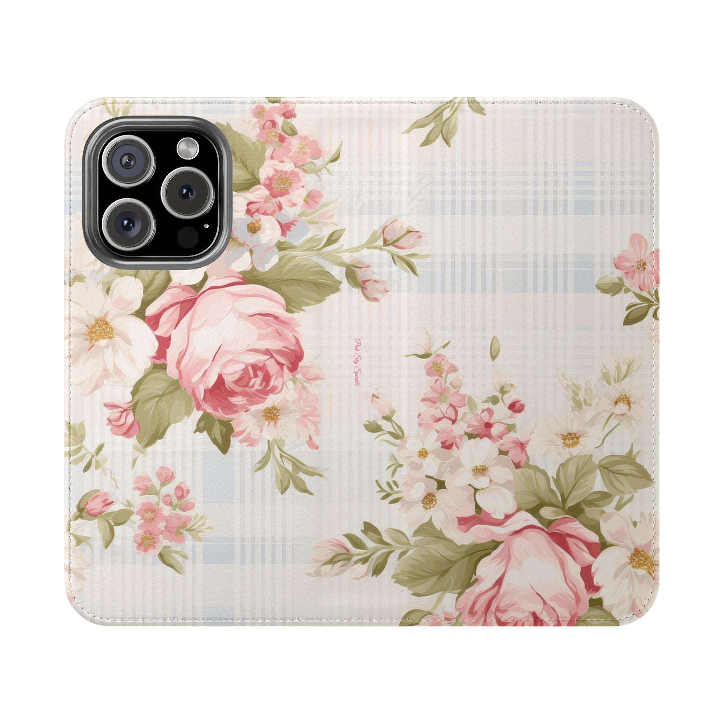 Shabby Chic Wallet Flip Case for iPhone