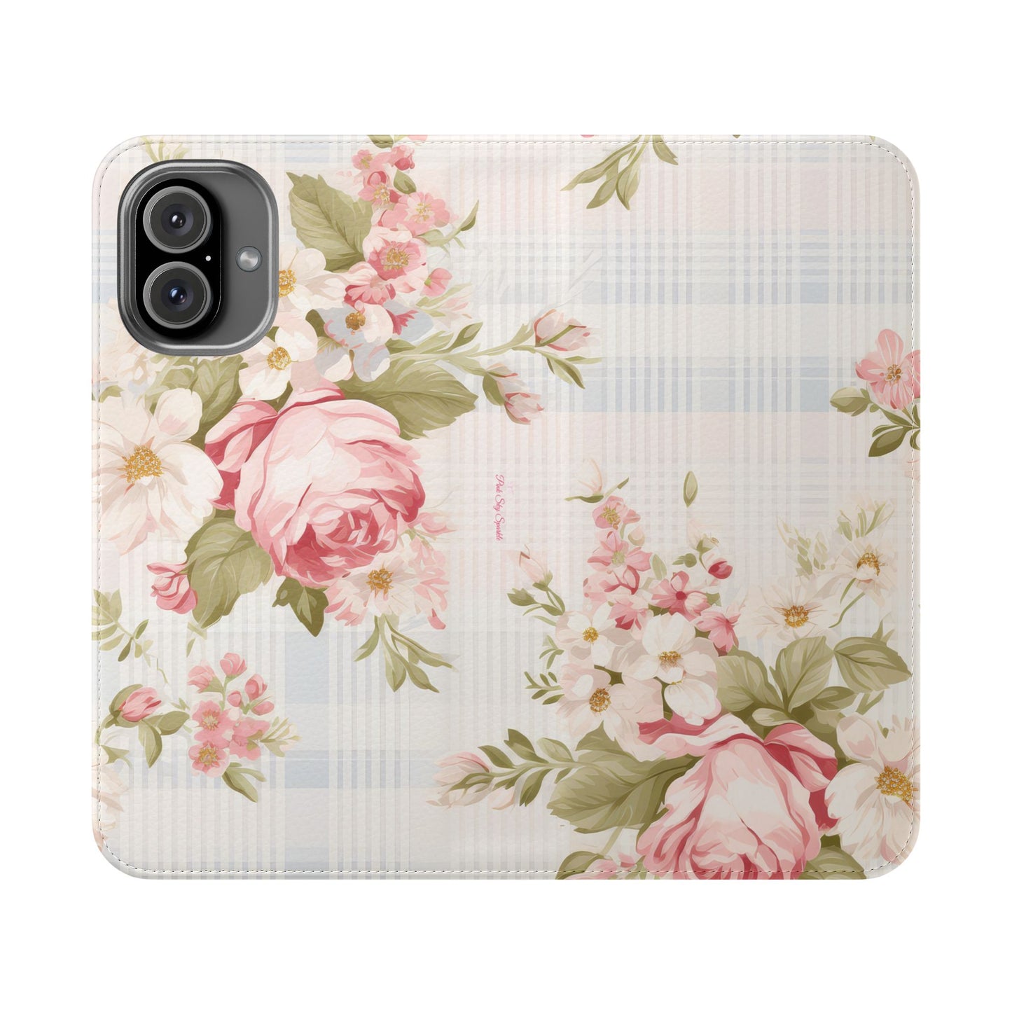 Shabby Chic Wallet Flip Case for iPhone