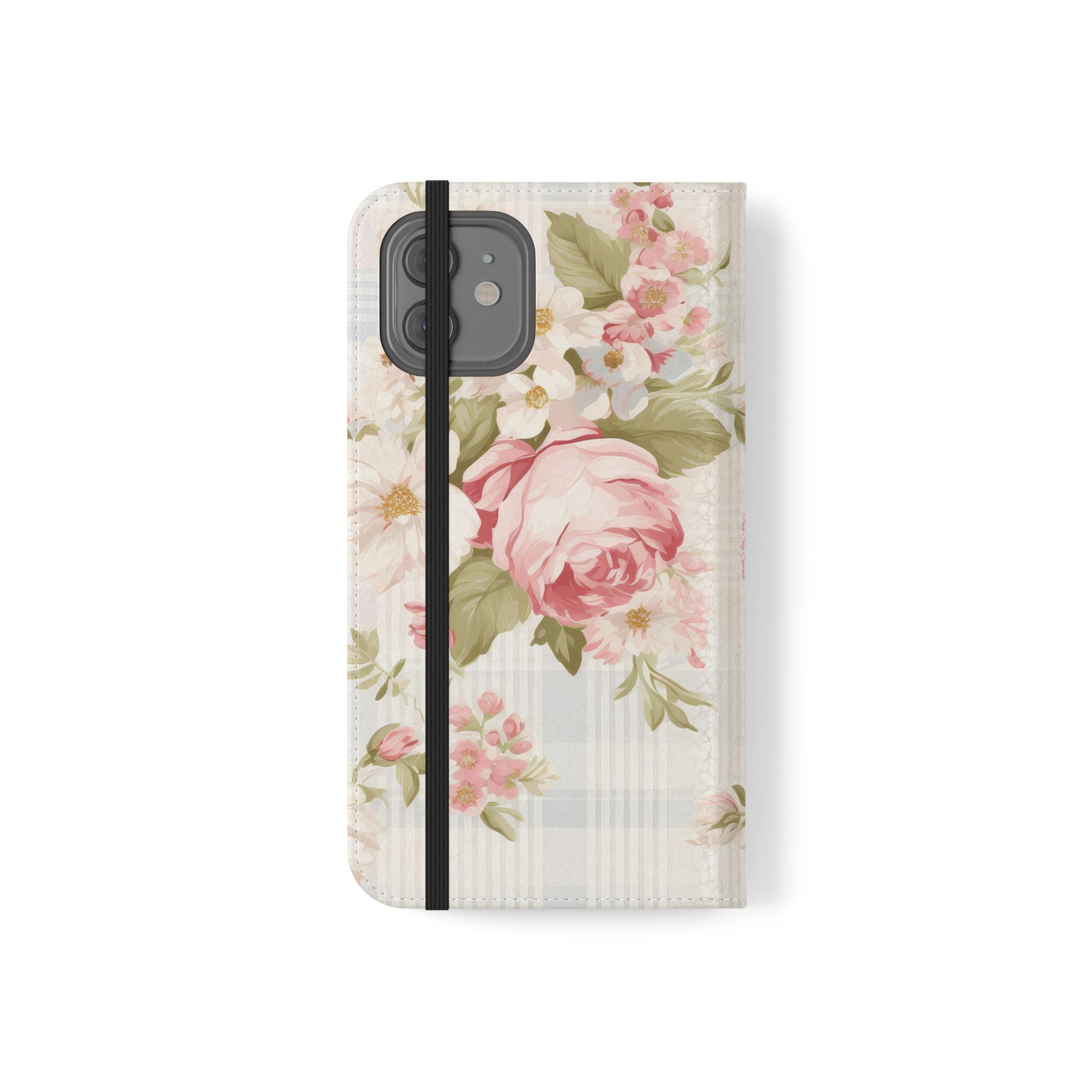 Shabby Chic Wallet Flip Case for iPhone