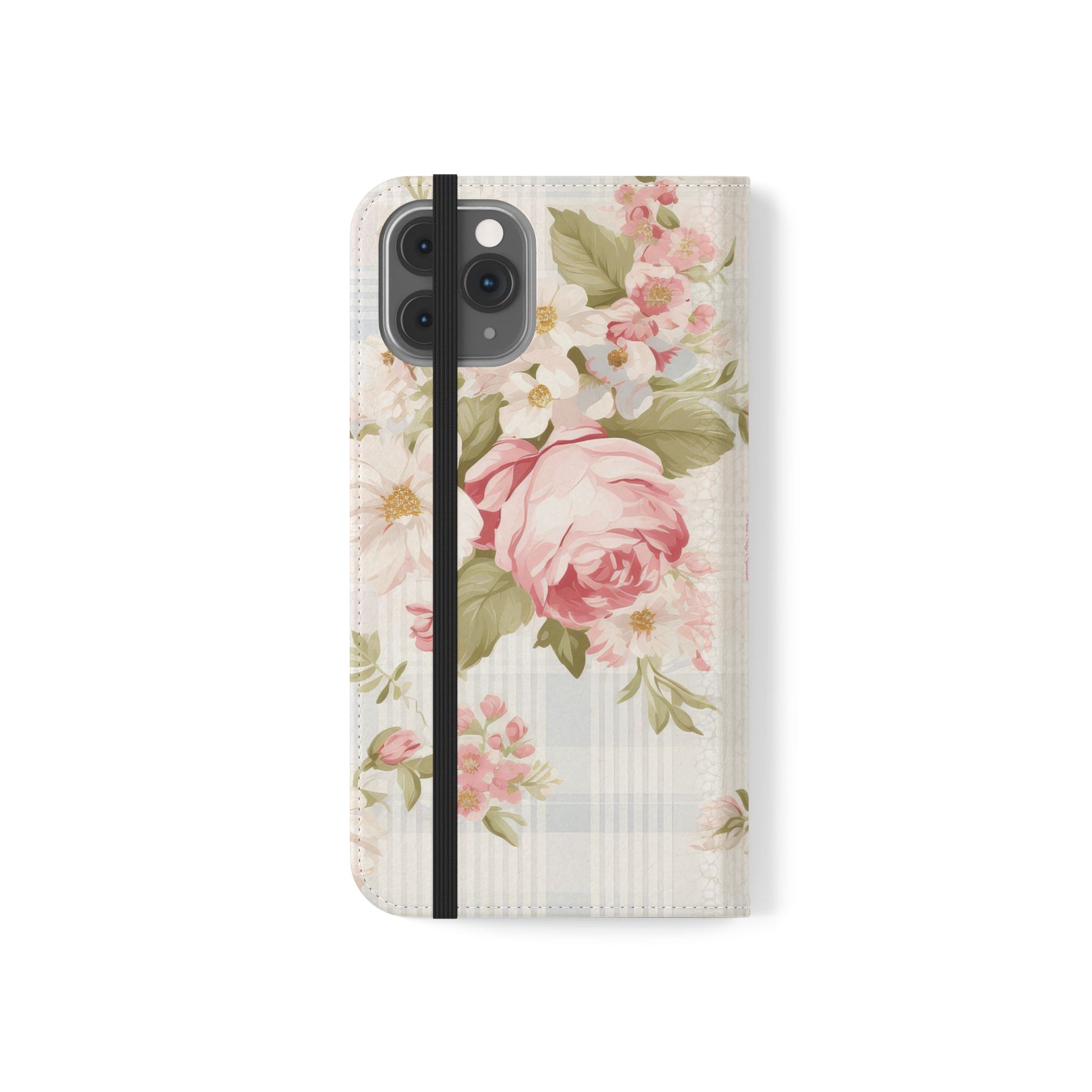 Shabby Chic Wallet Flip Case for iPhone