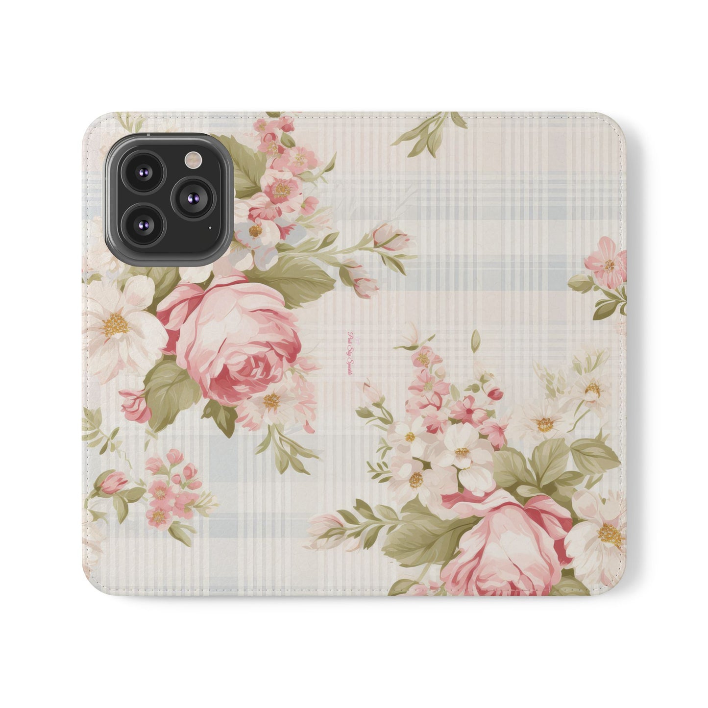 Shabby Chic Wallet Flip Case for iPhone