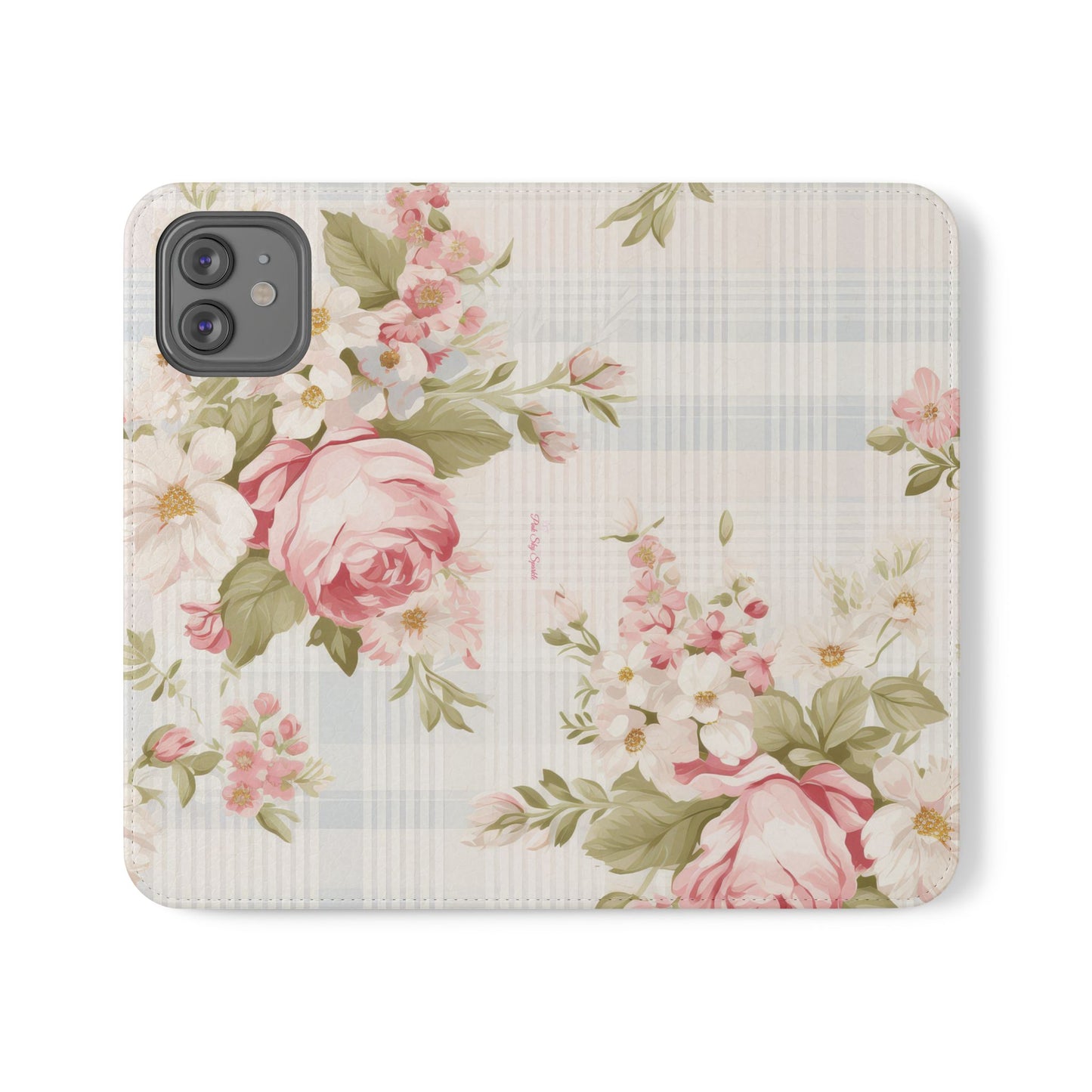 Shabby Chic Wallet Flip Case for iPhone