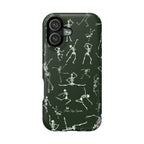 Skeleton Dance Magnetic iPhone Case Halloween design