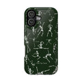 Skeleton Dance Magnetic iPhone Case Halloween design