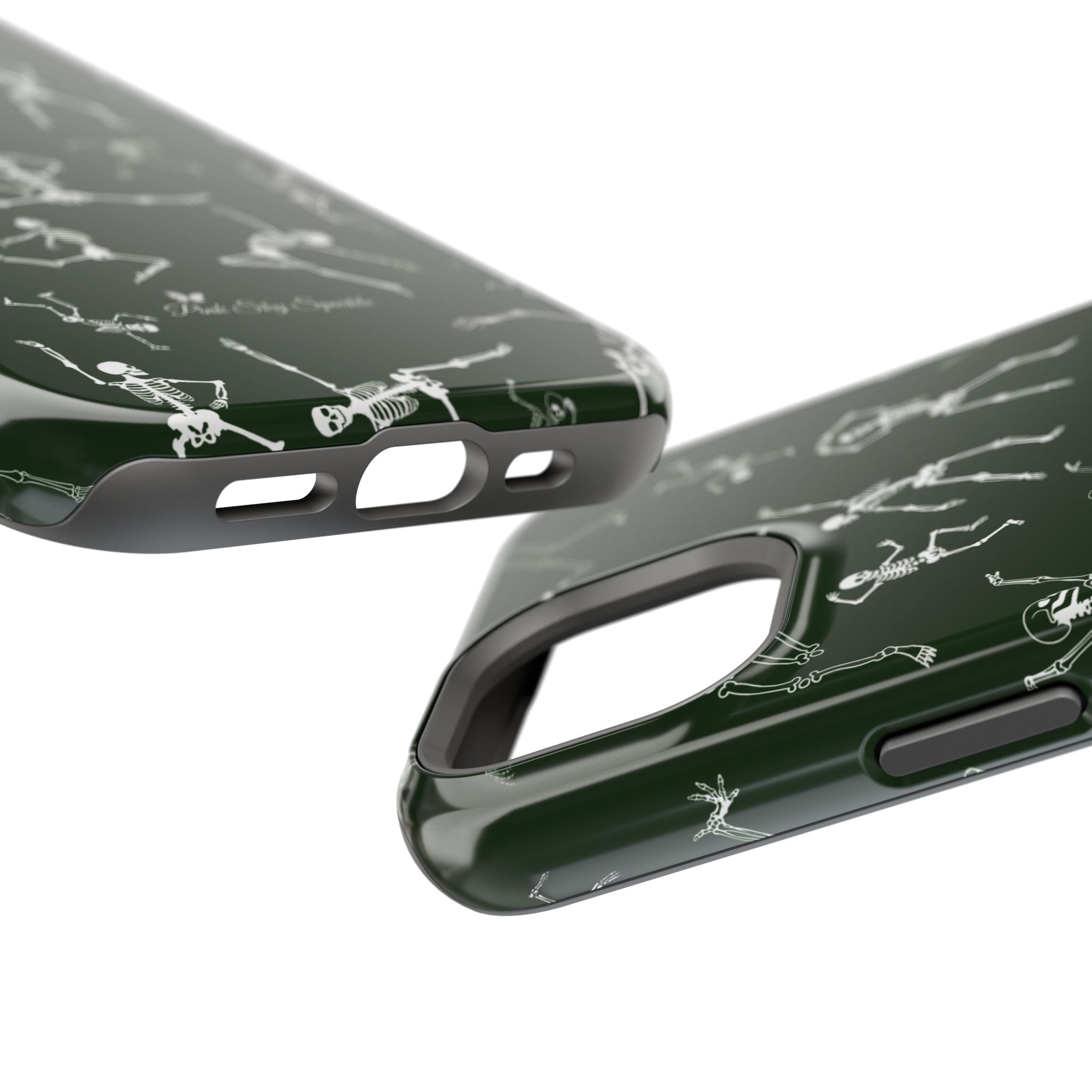 Skeleton Dance Magnetic iPhone Case Halloween design