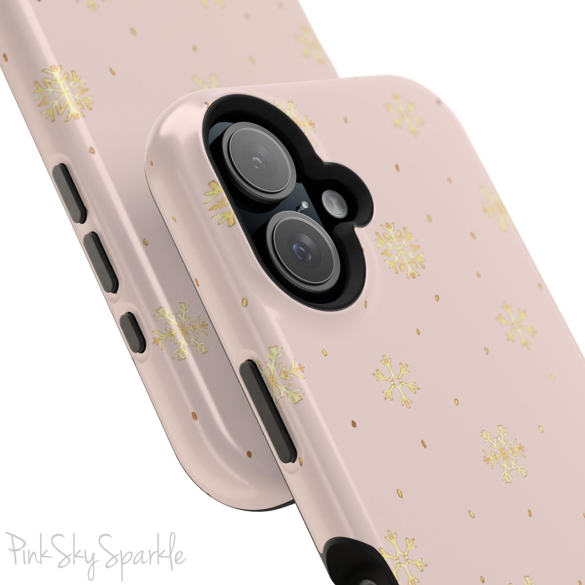 Snowflake Sparkle Magnetic iPhone Case